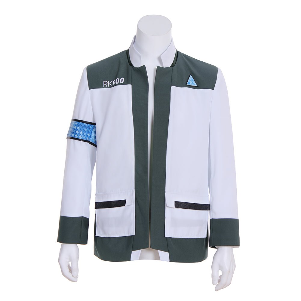 Herren Kostüm Detroit Become Human Cosplay Connor RK900 Uniform Jacke Mantel