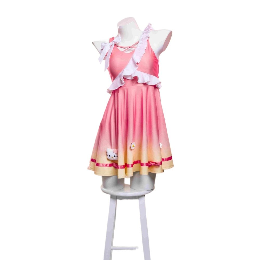 Spiel Honor Of Kings Xiao Qiao HelloKitty Skin Halloween Cosplay Kostüm Vollständiges Set