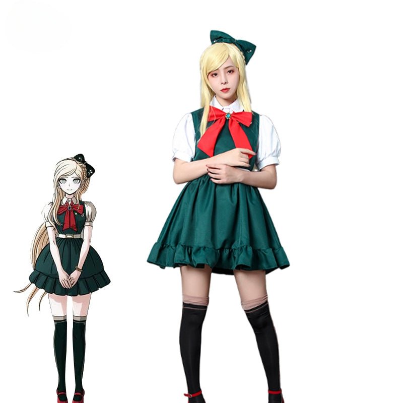 Danganronpa Nevermind Cosplay Kostüm Danganronpa 2 Anime Cosplay Kostüm Damen Schuluniform Halloween Outfit