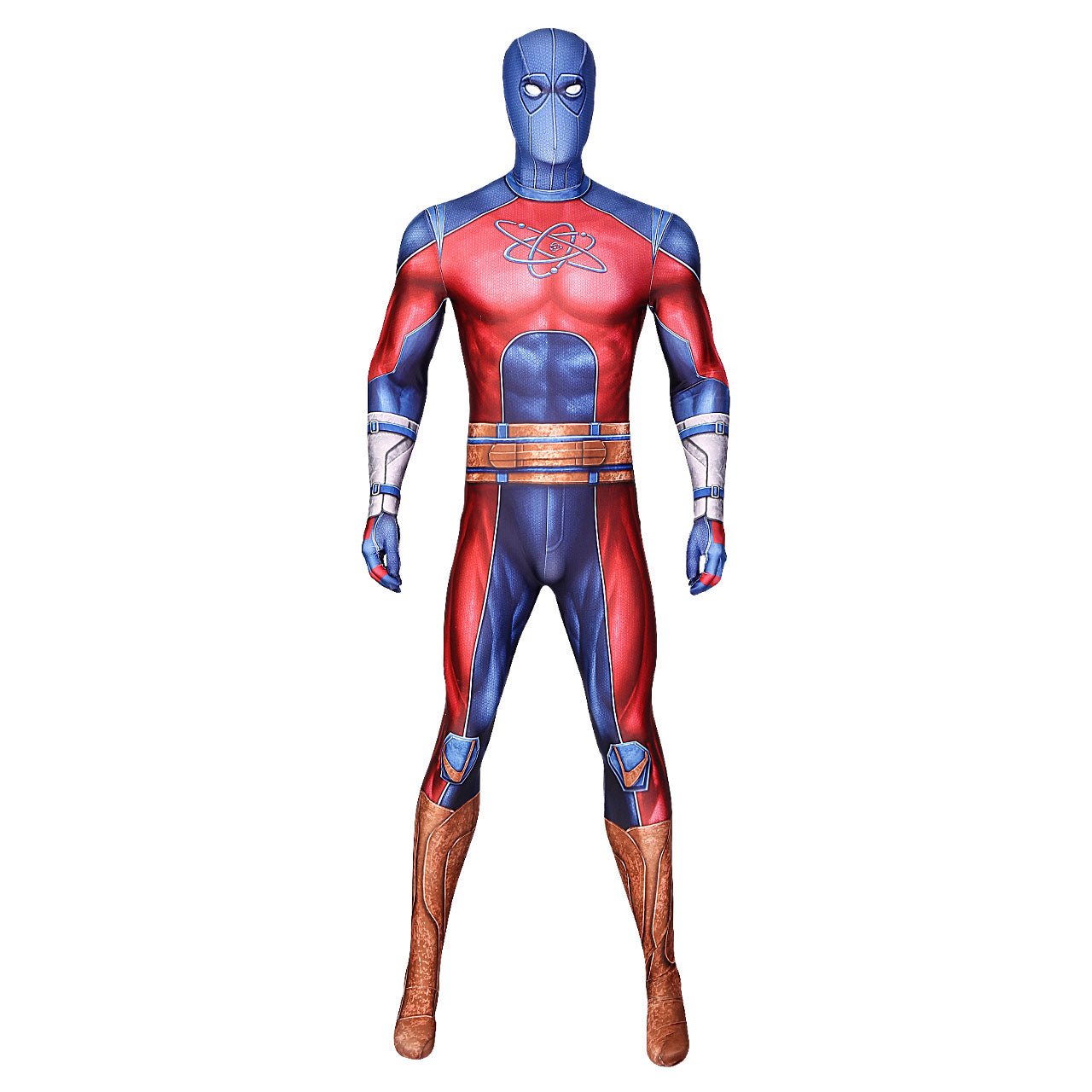 Schwarzes Teth Adam Atom Smasher Cosplay Kostüm Superhero Druck Halloween Outfit