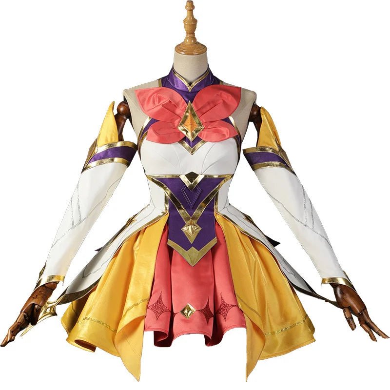 LOL Star Guardian Seraphine Cosplay Damen Kostüm Set Outfit für Halloween und Karneval