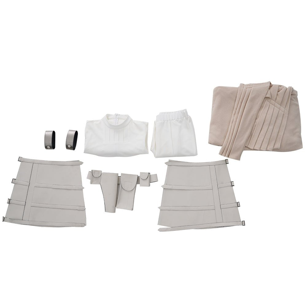 Star Wars Legion Padmé Amidala Kostüm Cosplay Komplettset mit Schuhen