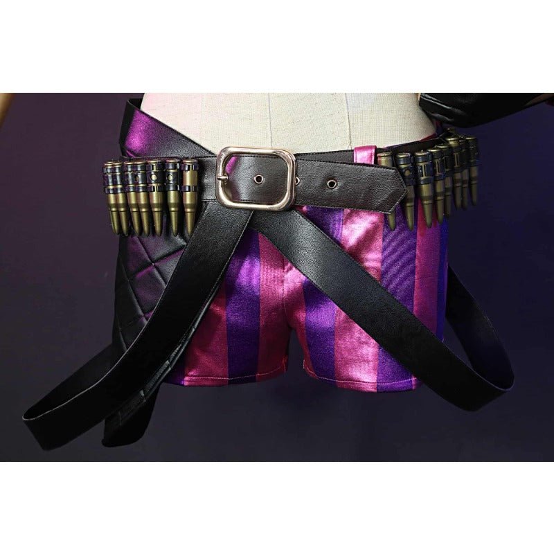 Jinx Sexy Uniform Cosplay Kostüm - League of Legends Loose Cannon Halloween Outfit