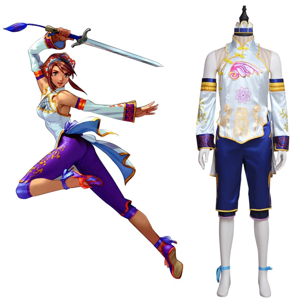 Soul Calibur Xianghua Cosplay Kostüm | Spiel Cosplay Serie | Elegantes Krieger Outfit