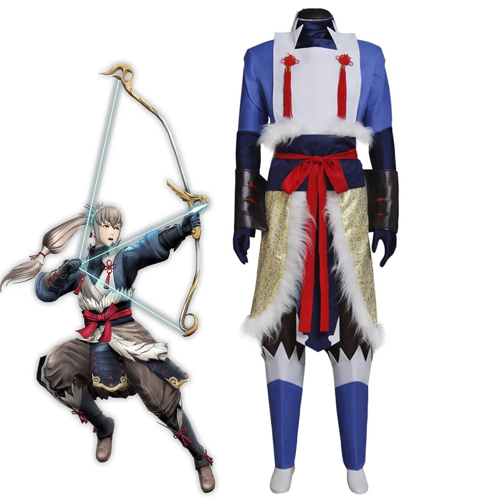 Takumi Cosplay Kostüm Fire Emblem Fates für Erwachsene Männer Fantasia Jäger Uniform Anzug Halloween Weihnachten Krieger Verkleidung