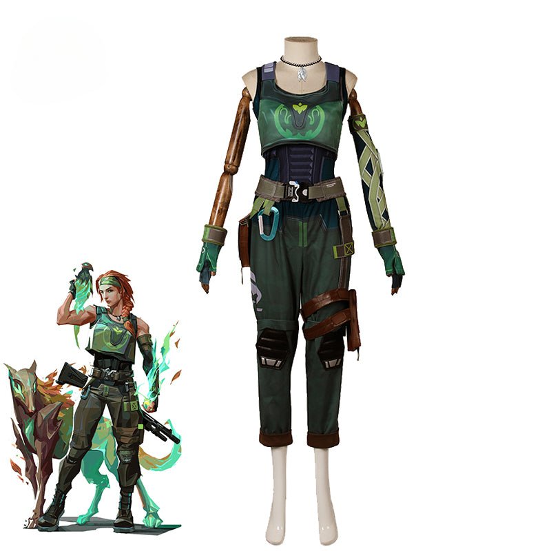Spiel Valorant Skye Cosplay Kostüm Trailblazer Skye Agentin Frauen Punk Uniform Halloween Party Outfit
