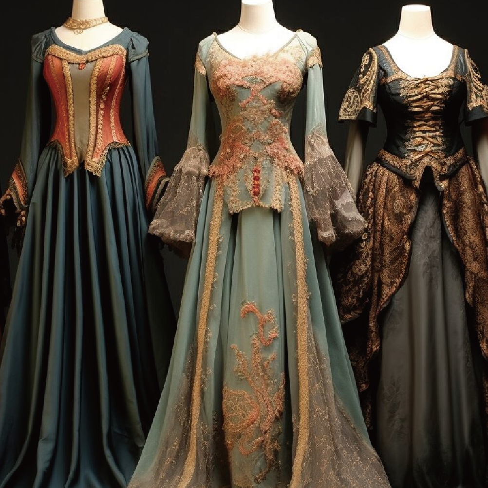 Mittelalterliche Damenmode