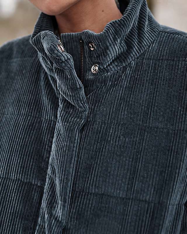 Arlo Organic-Cotton Corduroy Puffer Coat