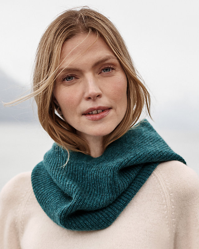 Cashmere Hooded Infinity Scarf