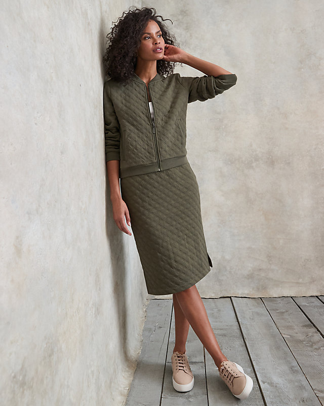 Zen Jacquard Knit Skirt