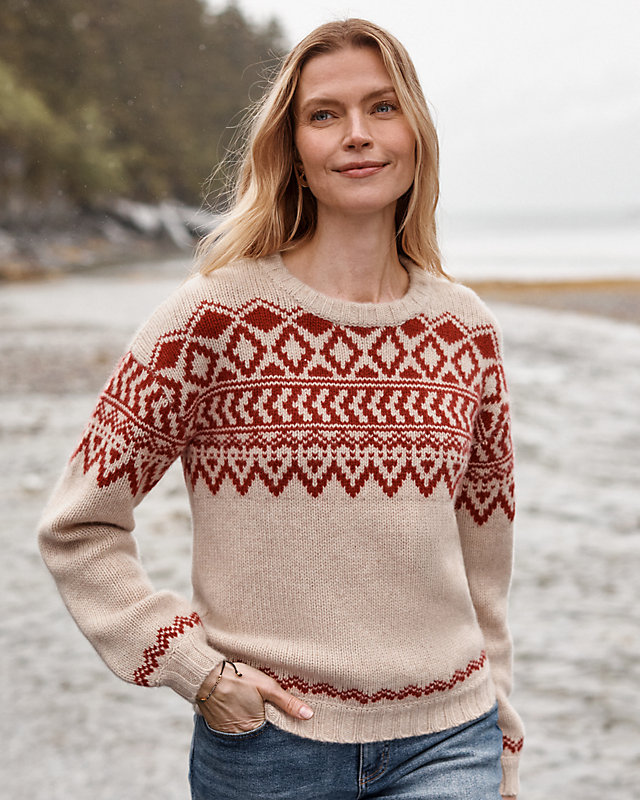 Aislin Cashmere Fair Isle Sweater