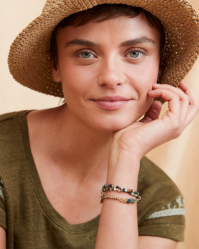 Chan Luu Multi-Stone Wrap Bracelet