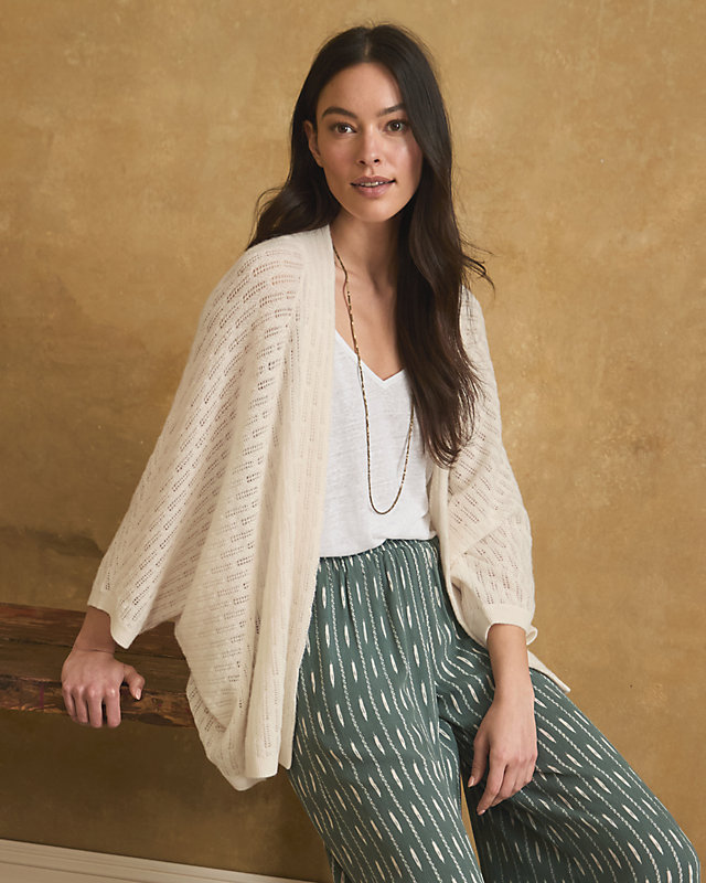 Anna Cashmere Batwing Cardigan