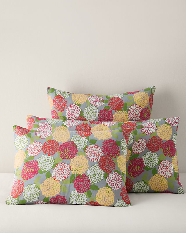 Zinnia Floral Relaxed-Linen Sham