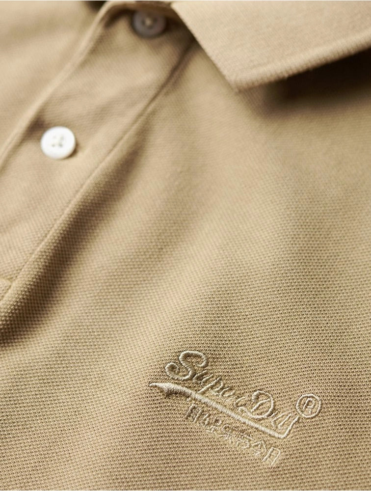 Organic Cotton Vintage Destroy Polo Shirt