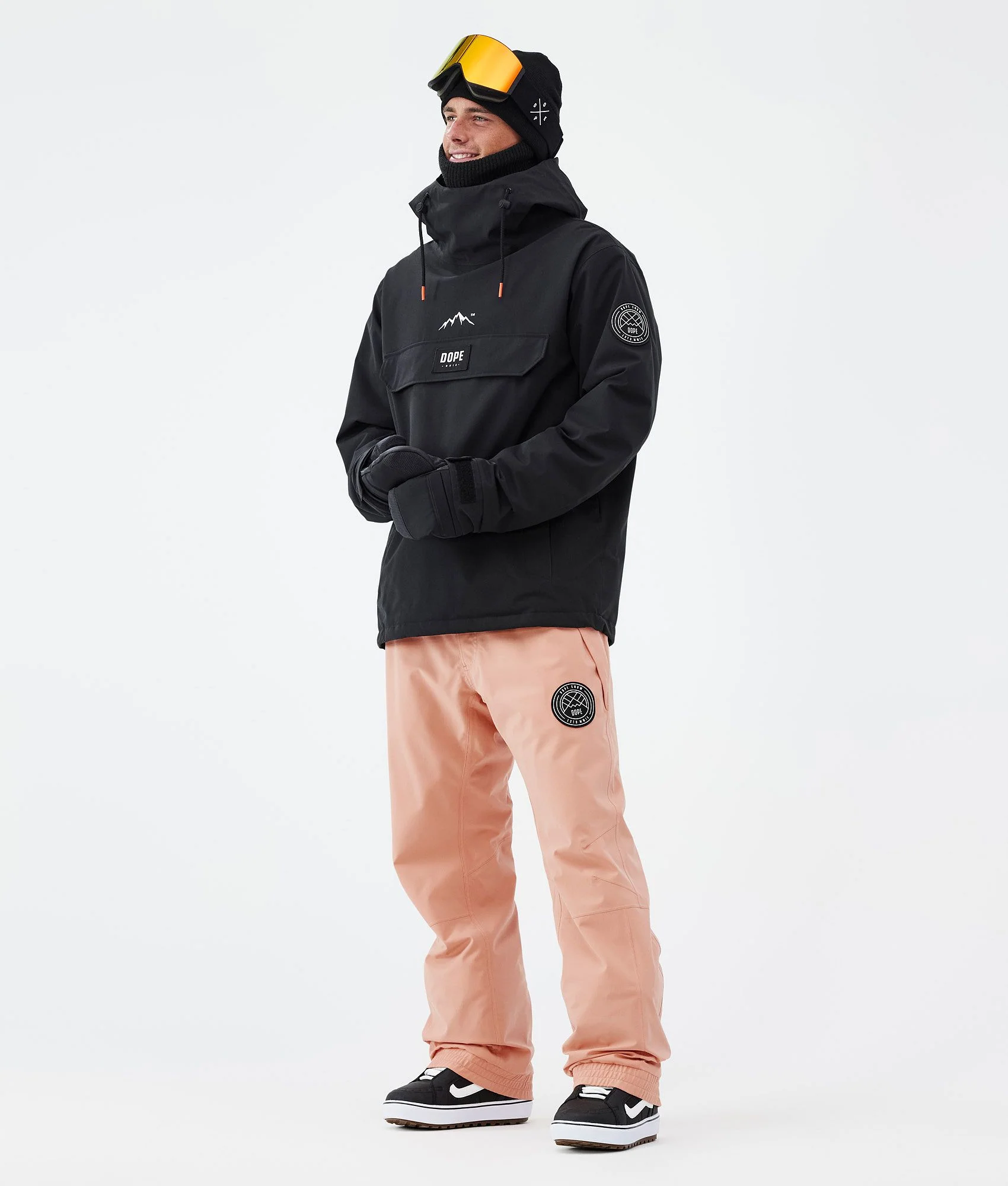 Snowboard Pants Men Faded Peach