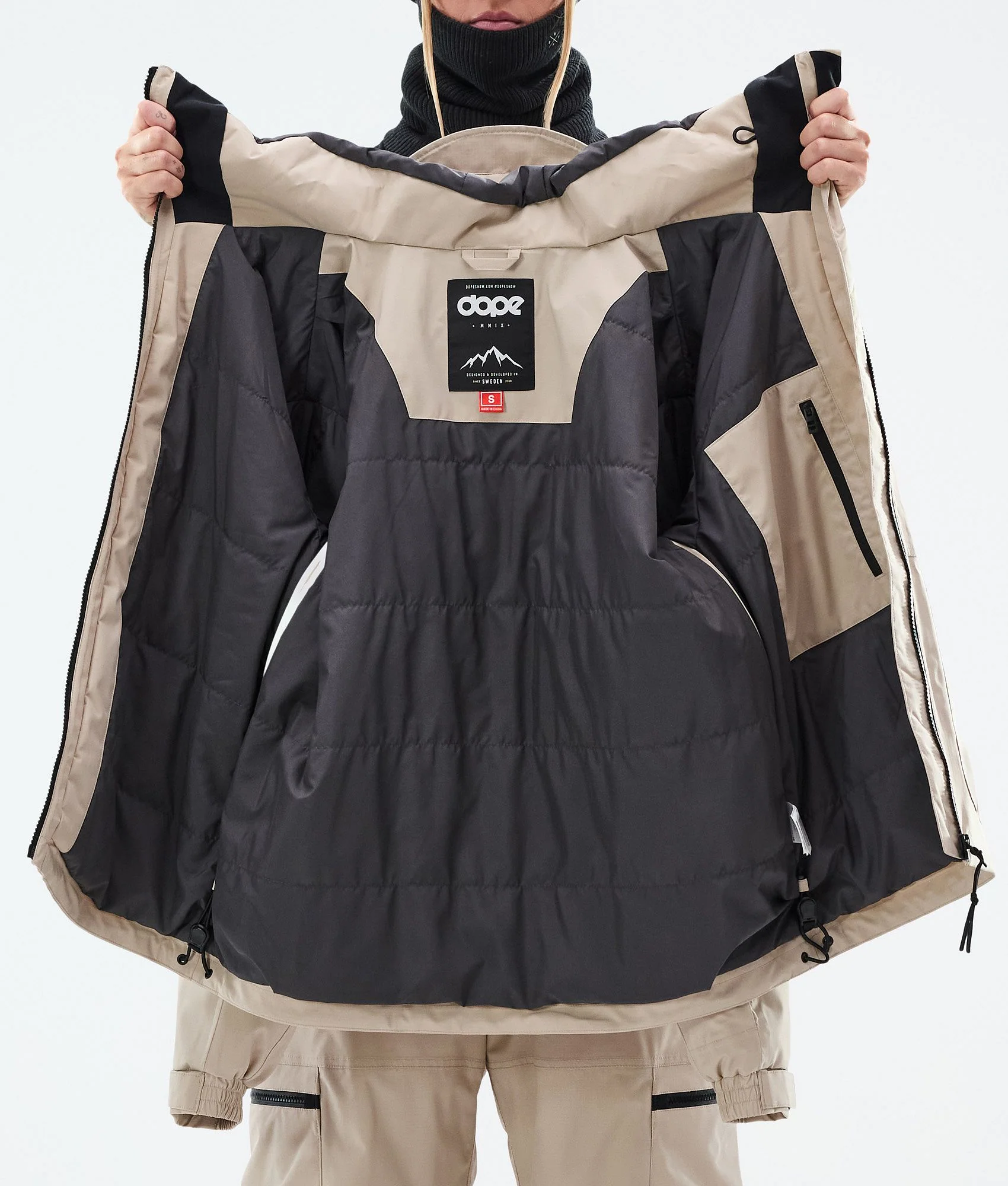 Snowboard Jacket Women Sand