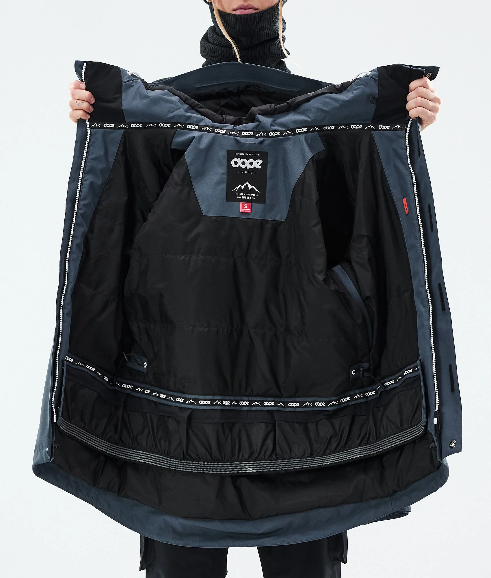 Snowboard Jacket Women Metal Blue