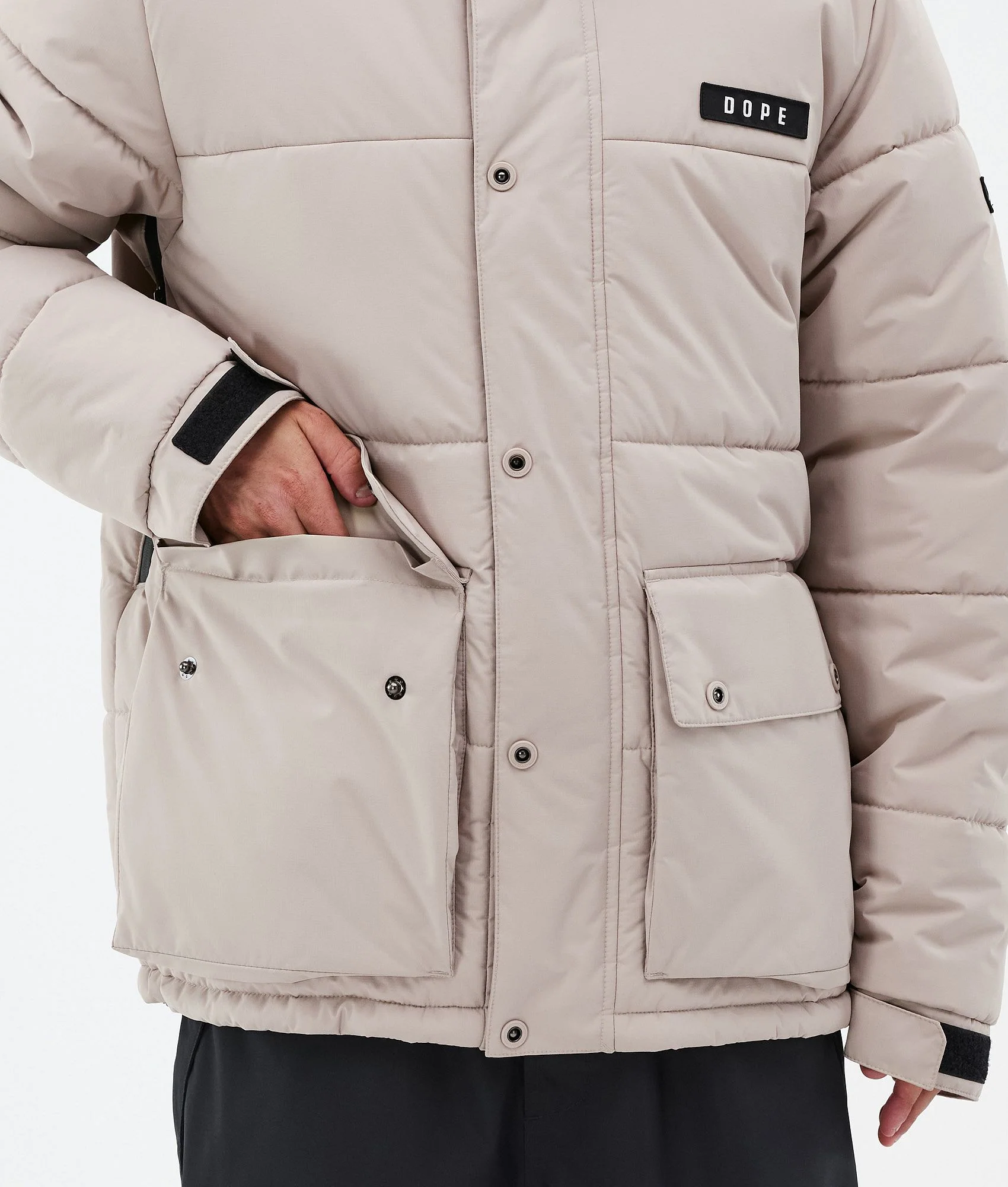 Snowboard Jacket Men Sand