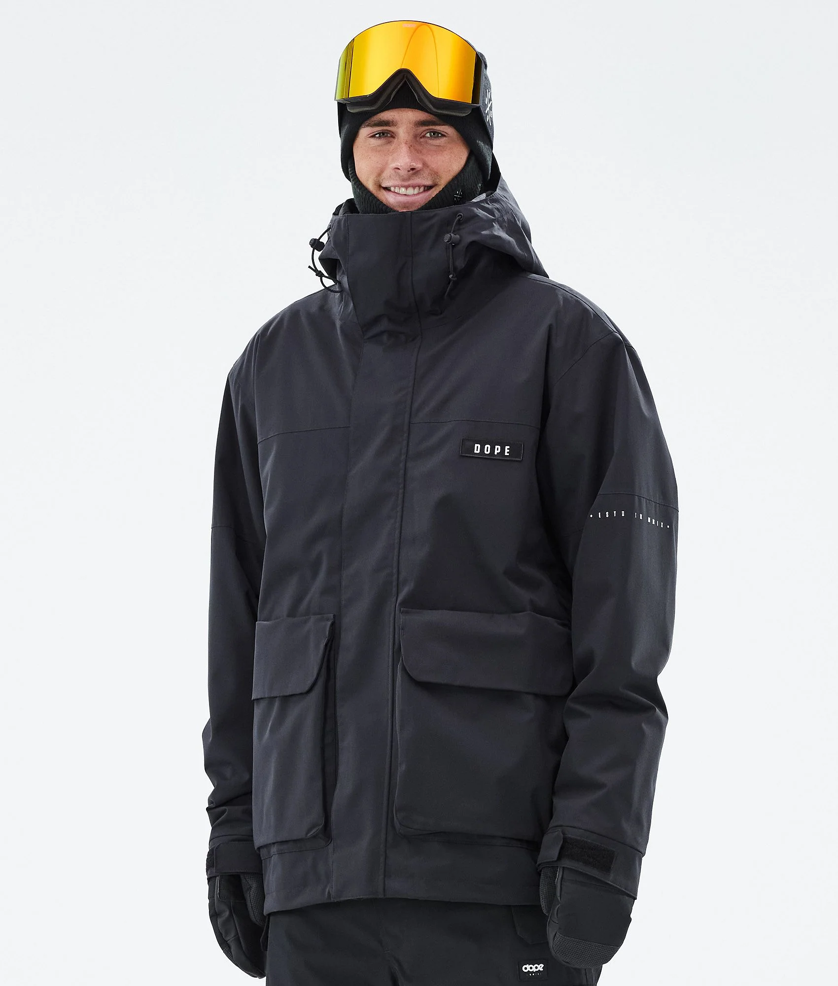 Snowboard Jacket Men Black