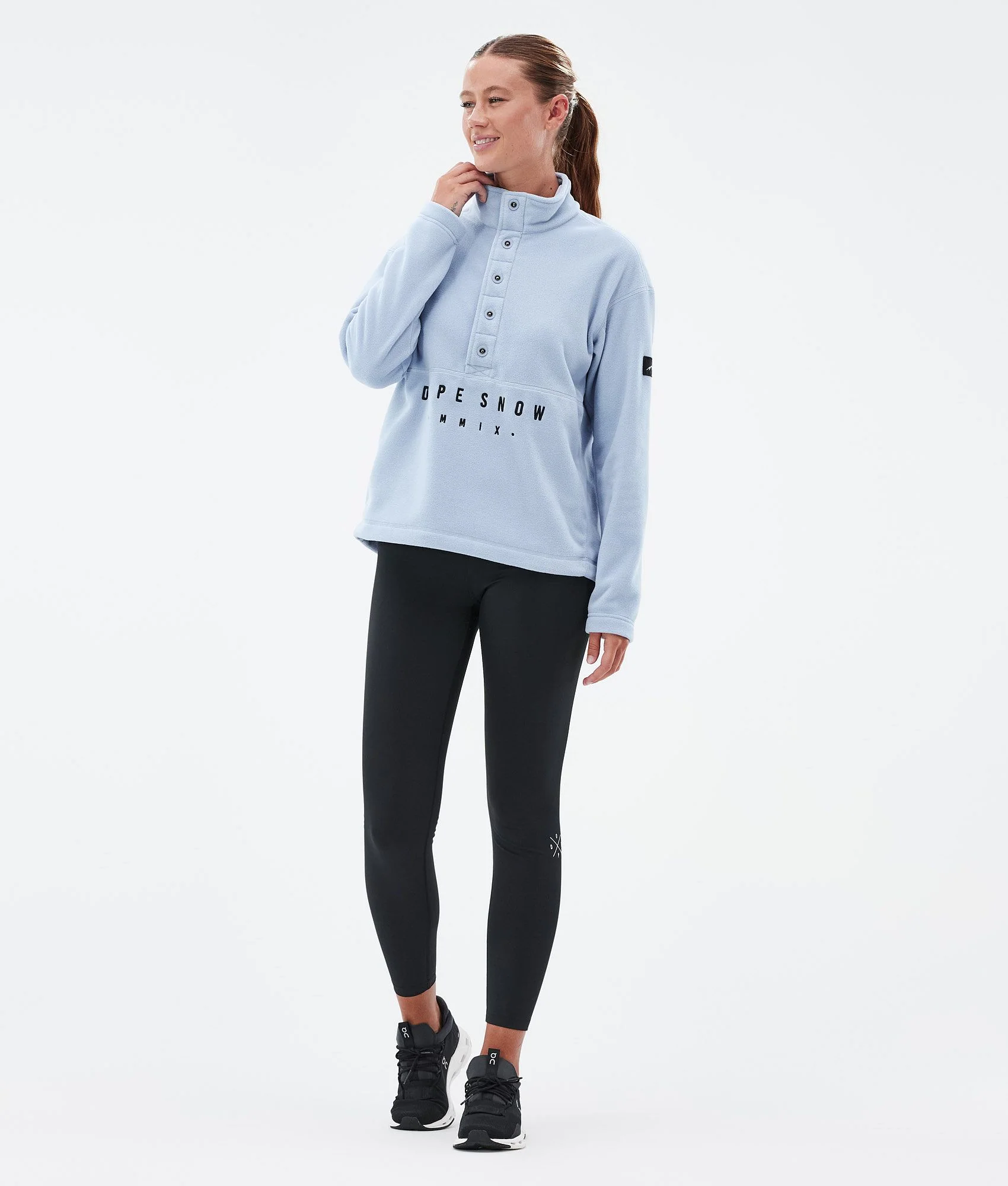 Fleece Sweater Women Light Blue
