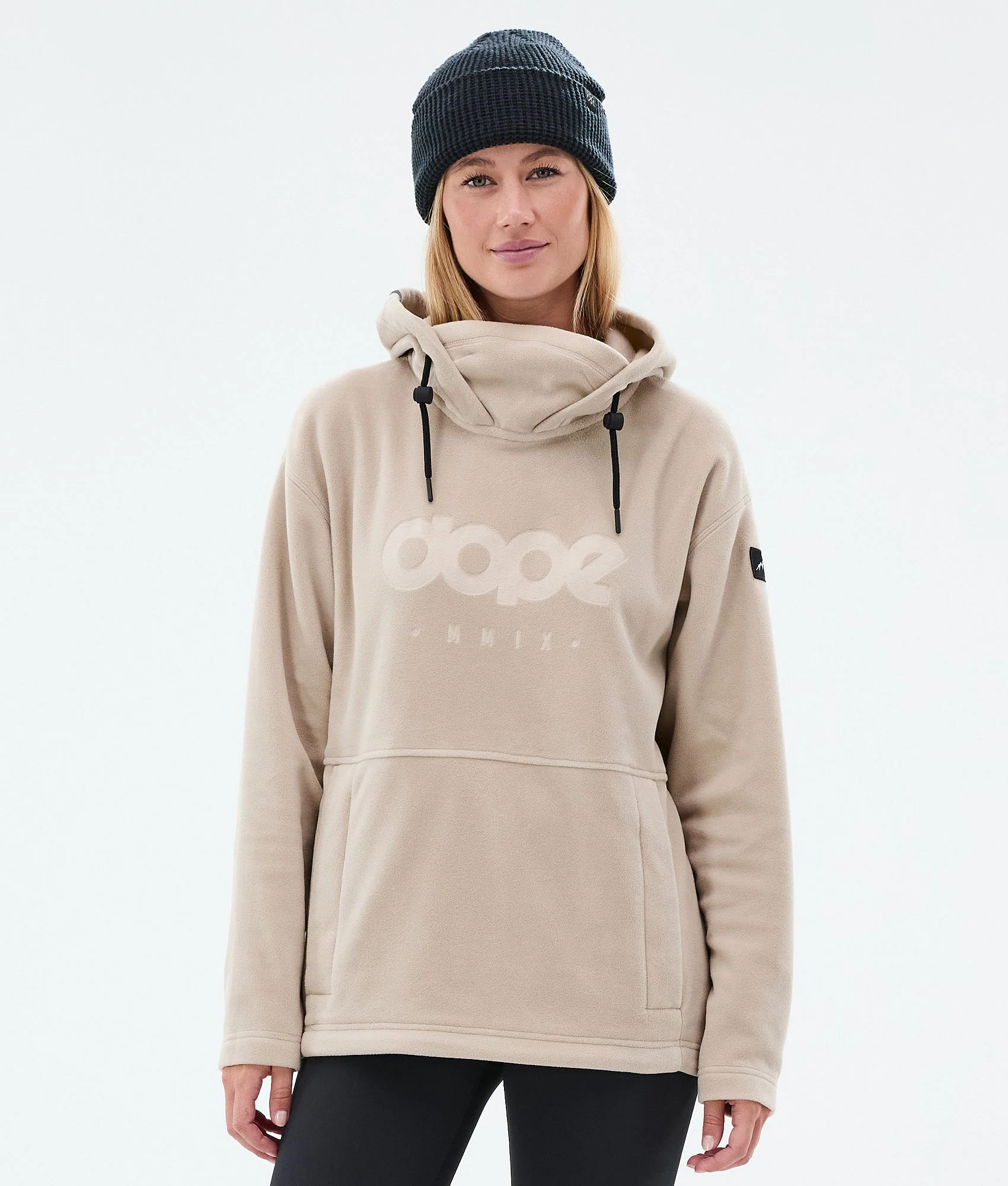 Fleece Hoodie Women Sand