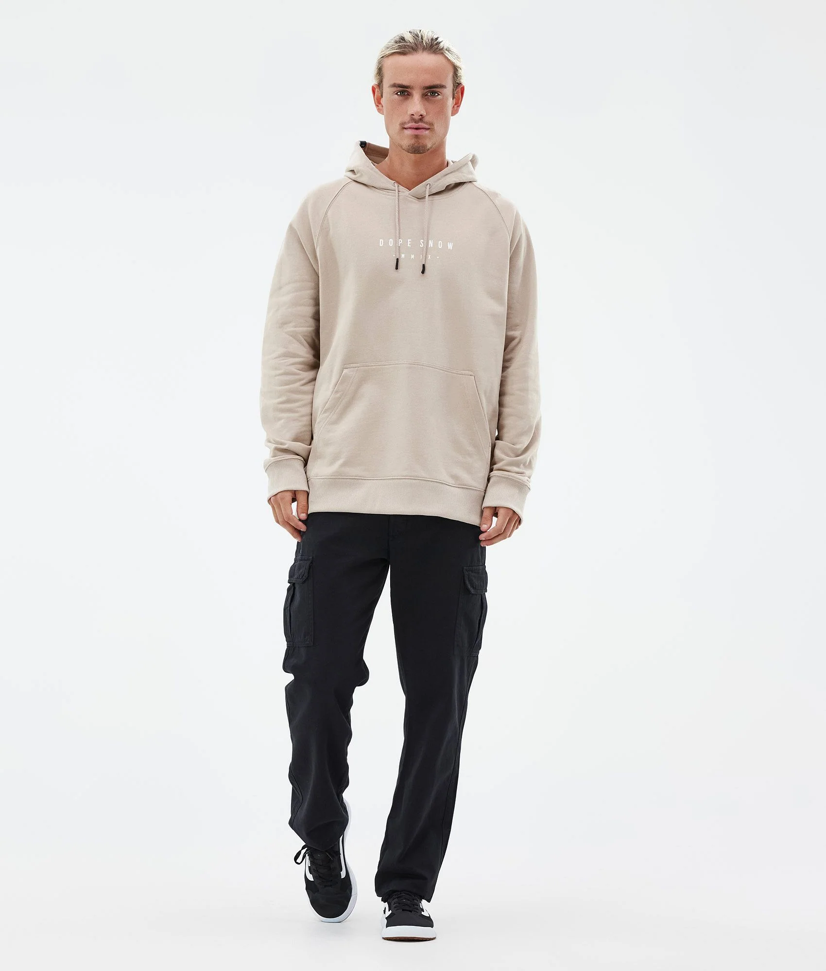 Hoodie Men Silhouette Sand
