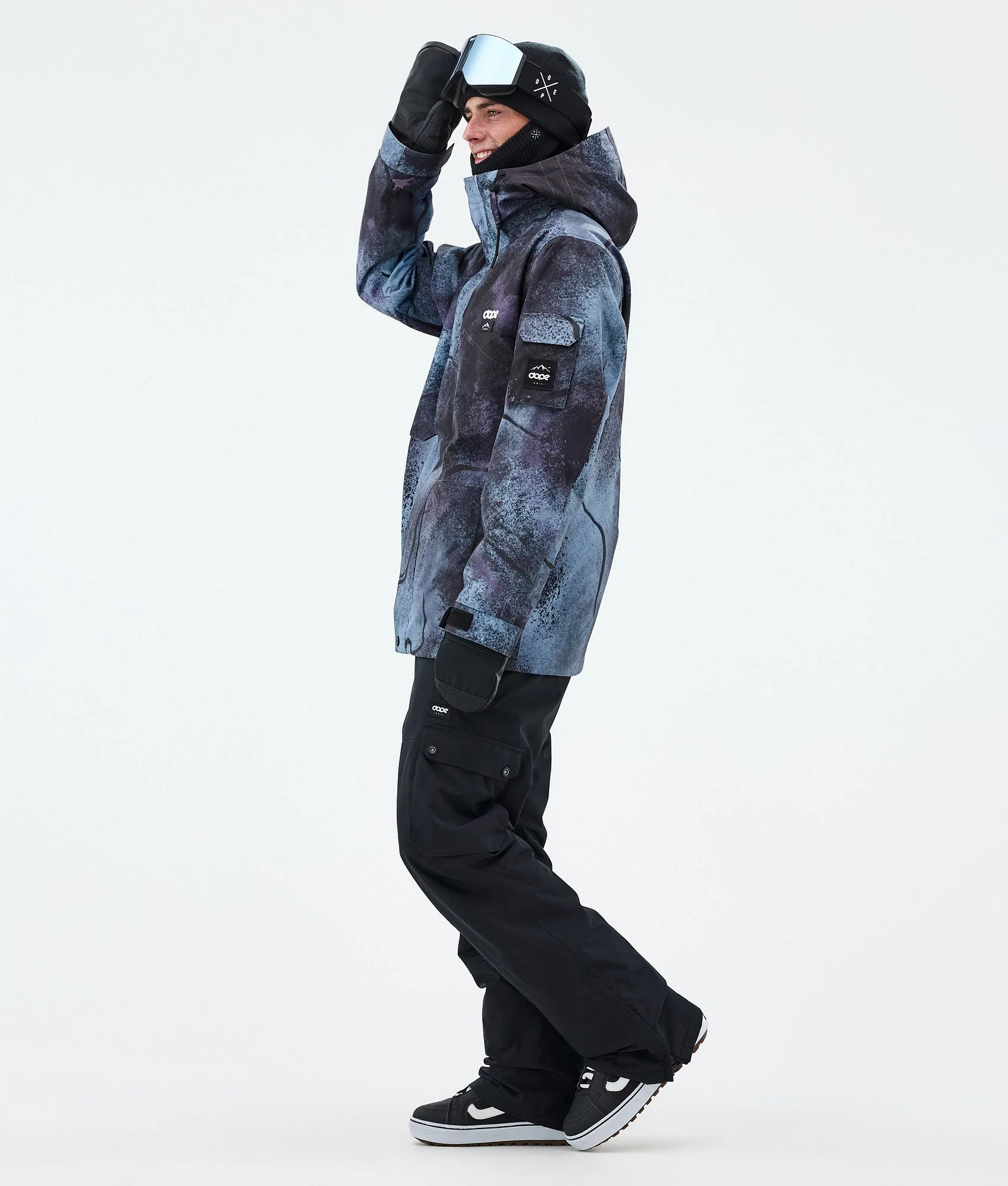Snowboard Jacket Men Jungle Purple