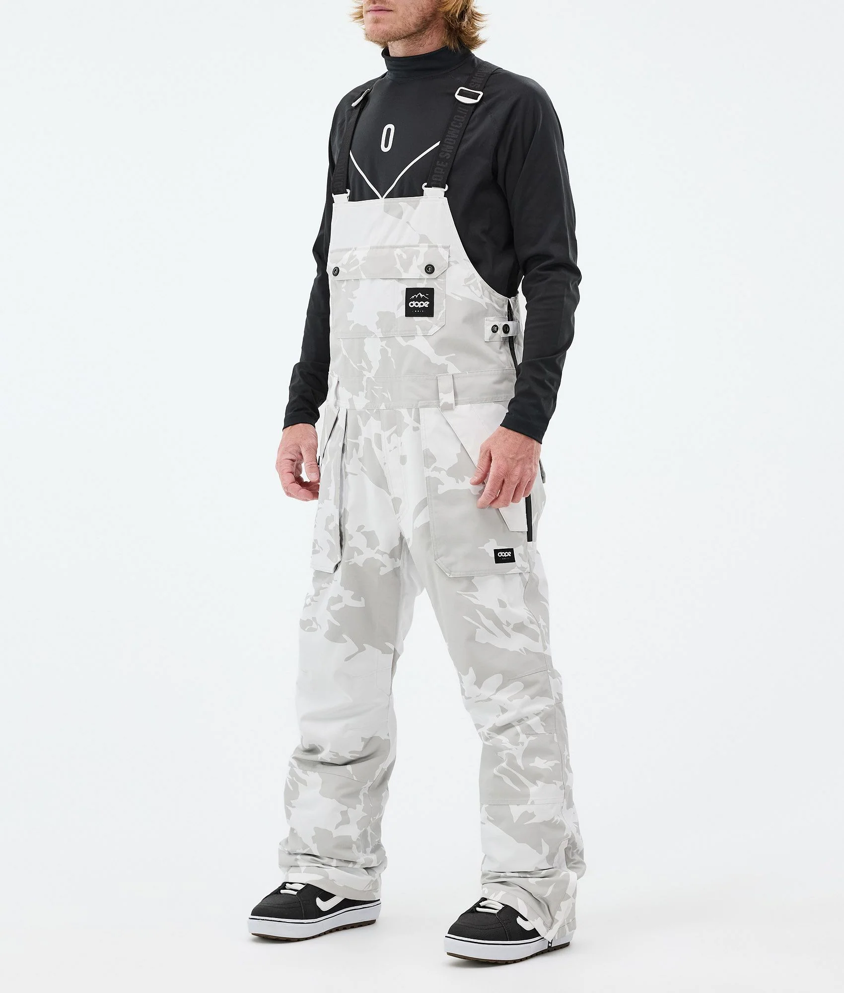 Snowboard Pants Men Grey Camo