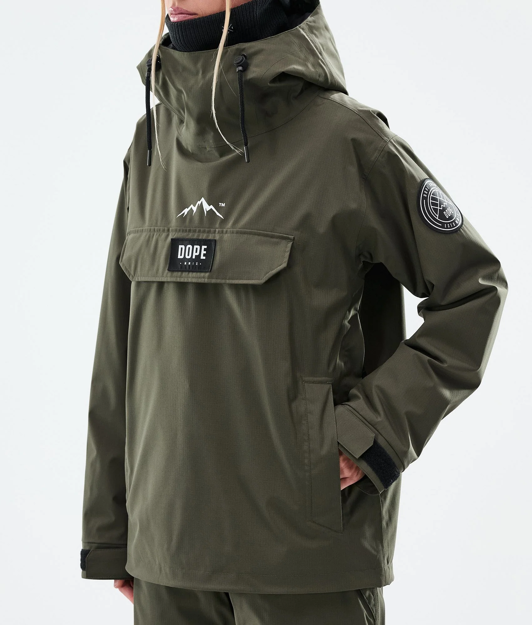 Snowboard Jacket Women Olive Green
