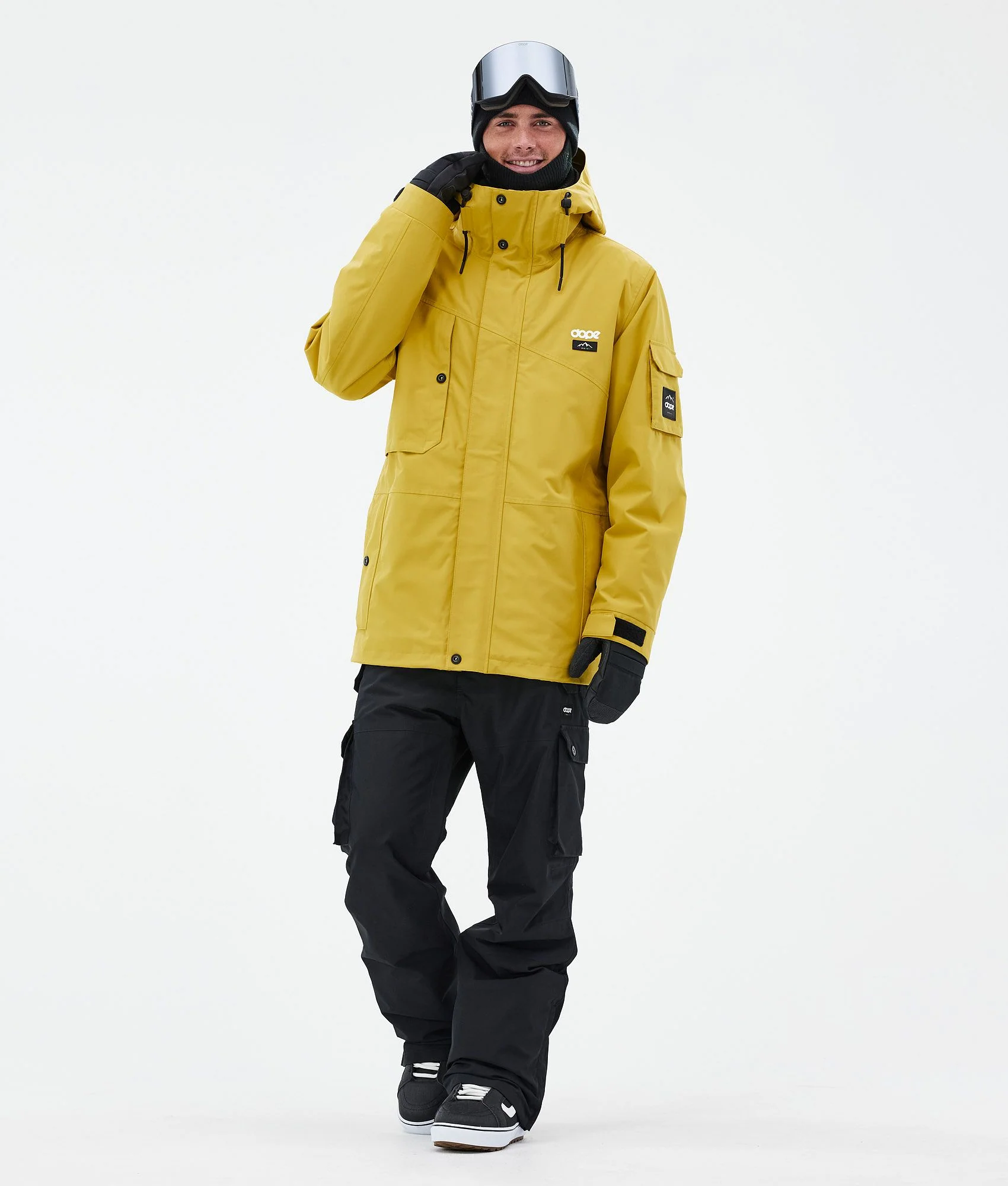 Snowboard Jacket Men Yellow