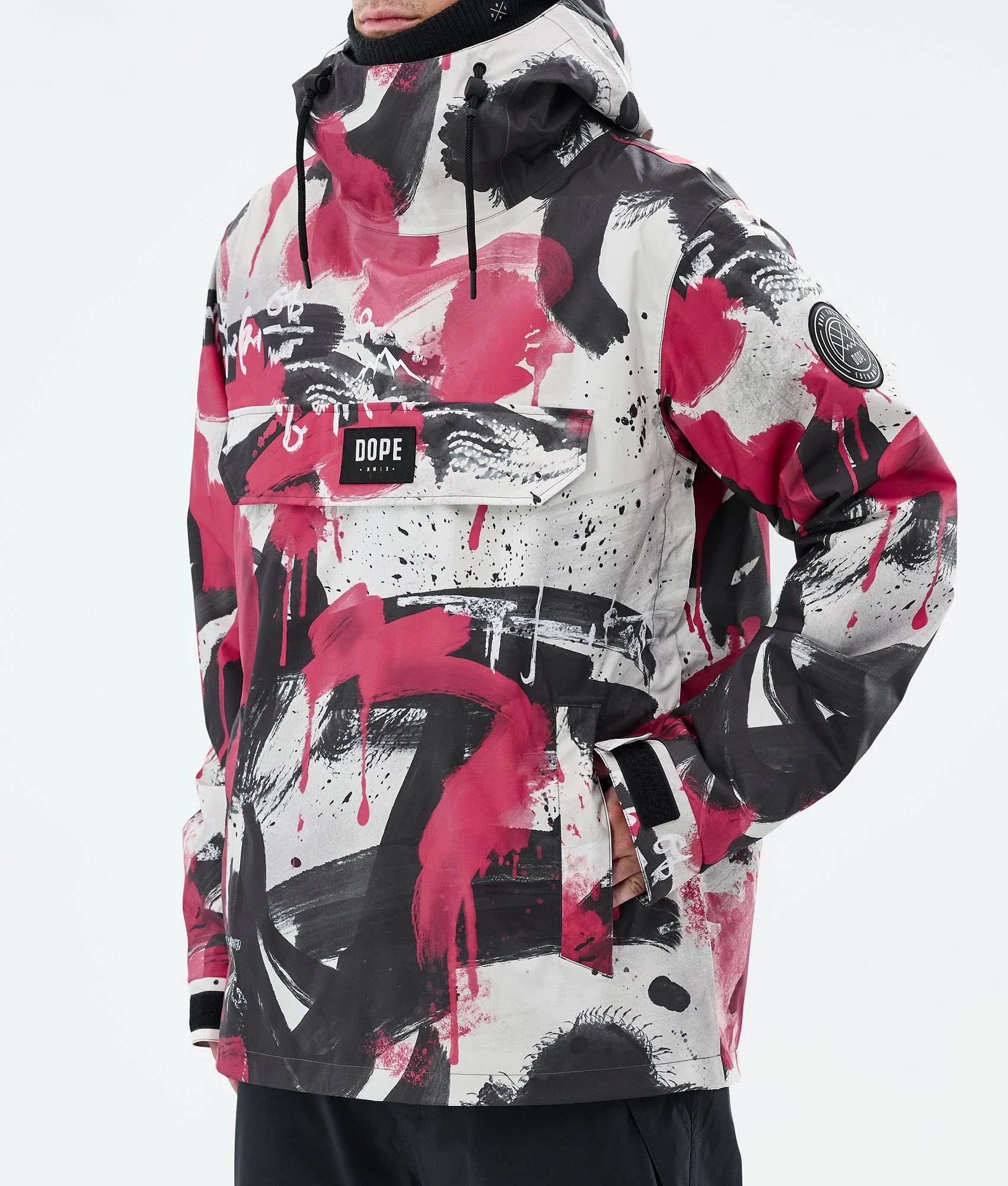 Snowboard Jacket Men Doodle