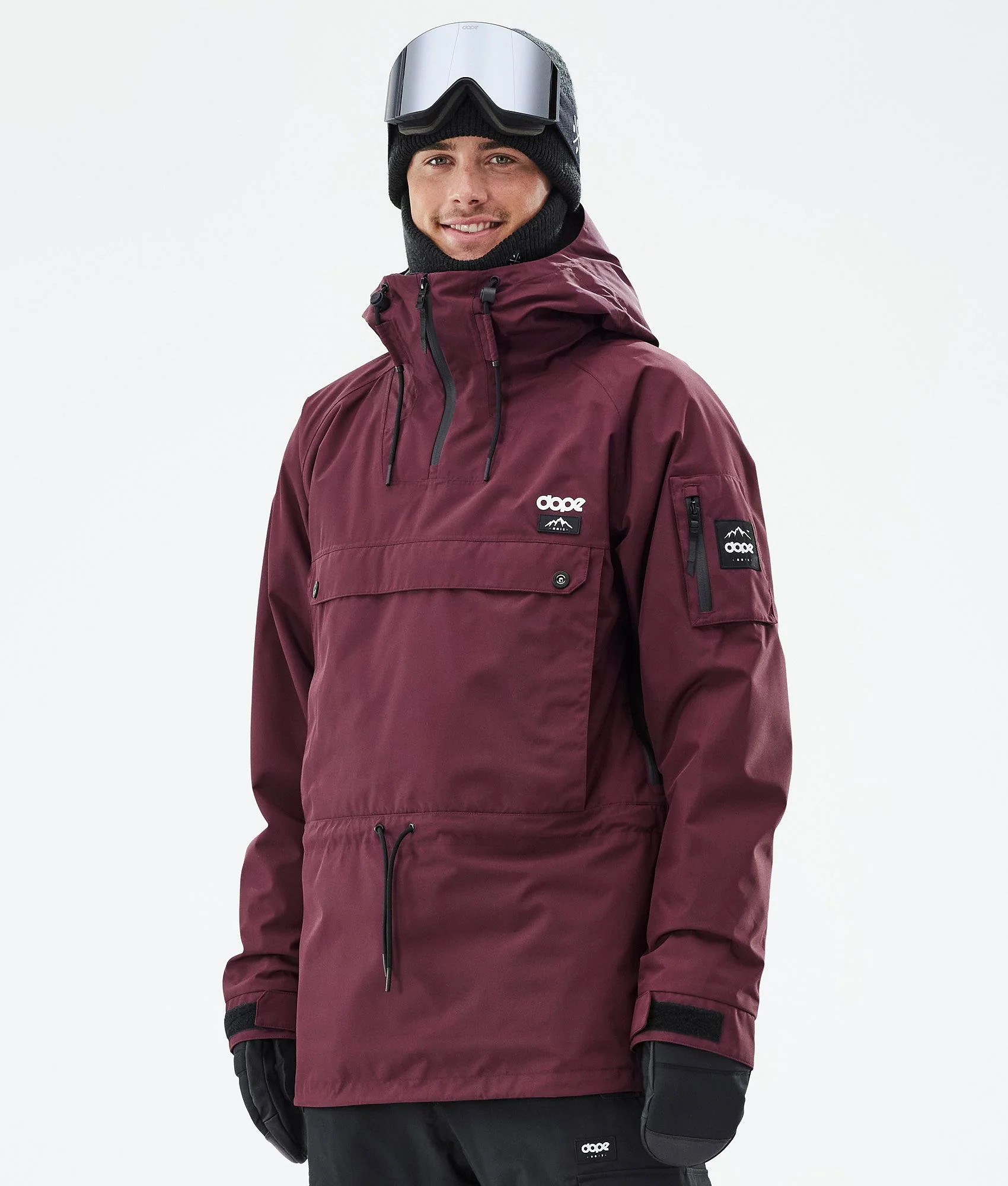 Snowboard Jacket Men Don Burgundy