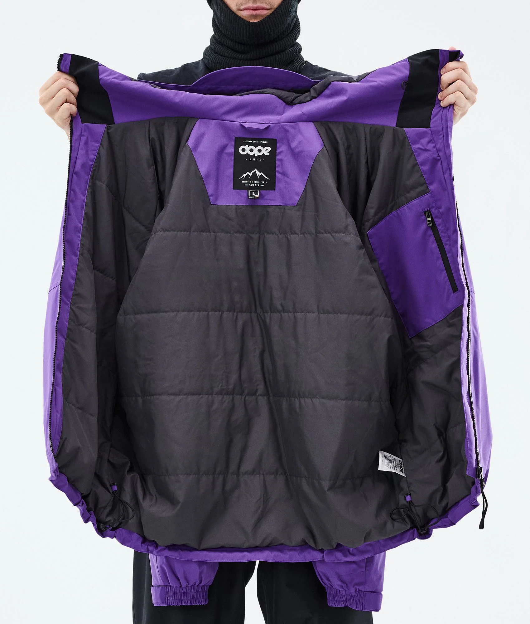 Snowboard Jacket Men Vivid Purple