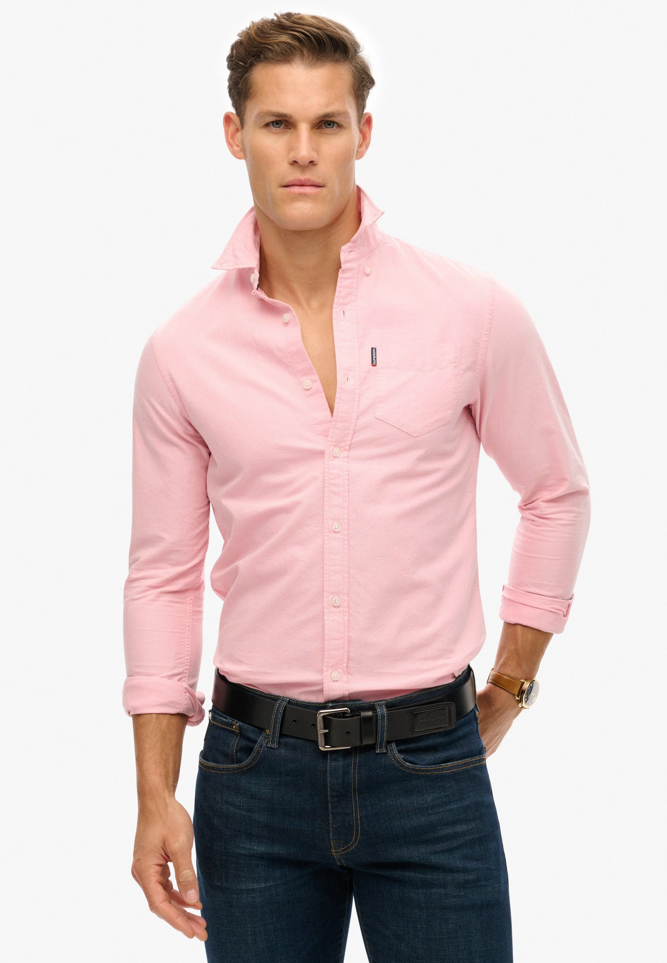 Essentials Long Sleeve Oxford Shirt