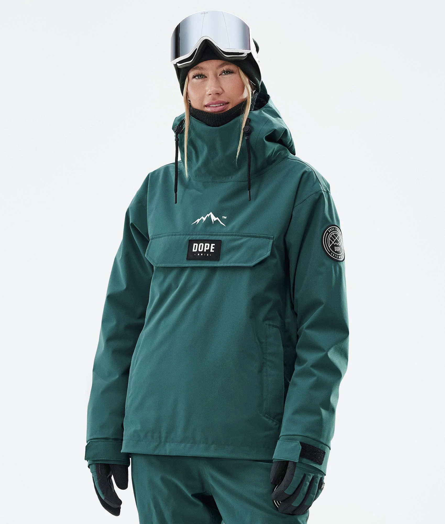 Snowboard Jacket Women Bottle Green