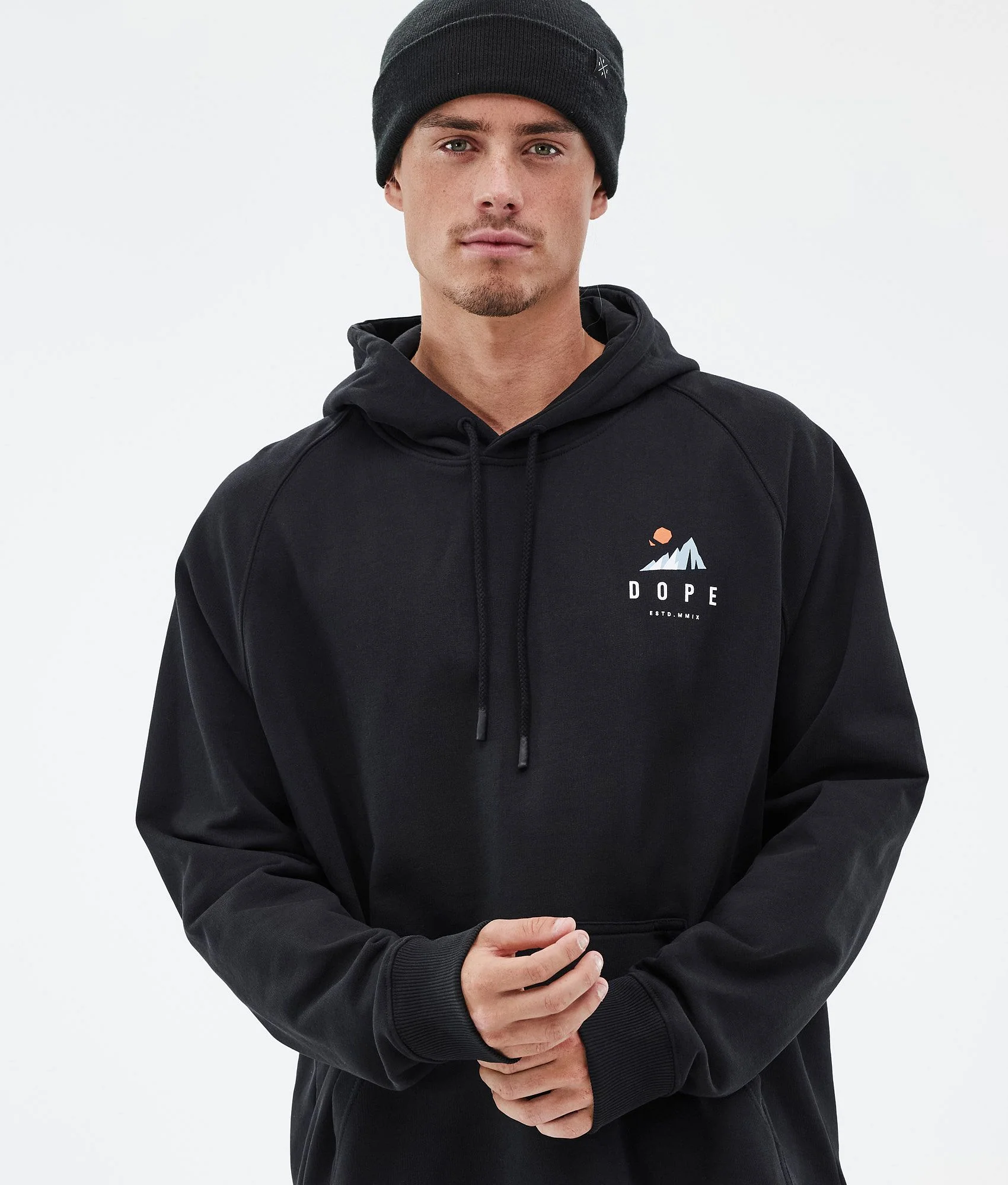 Hoodie Men Ice Black