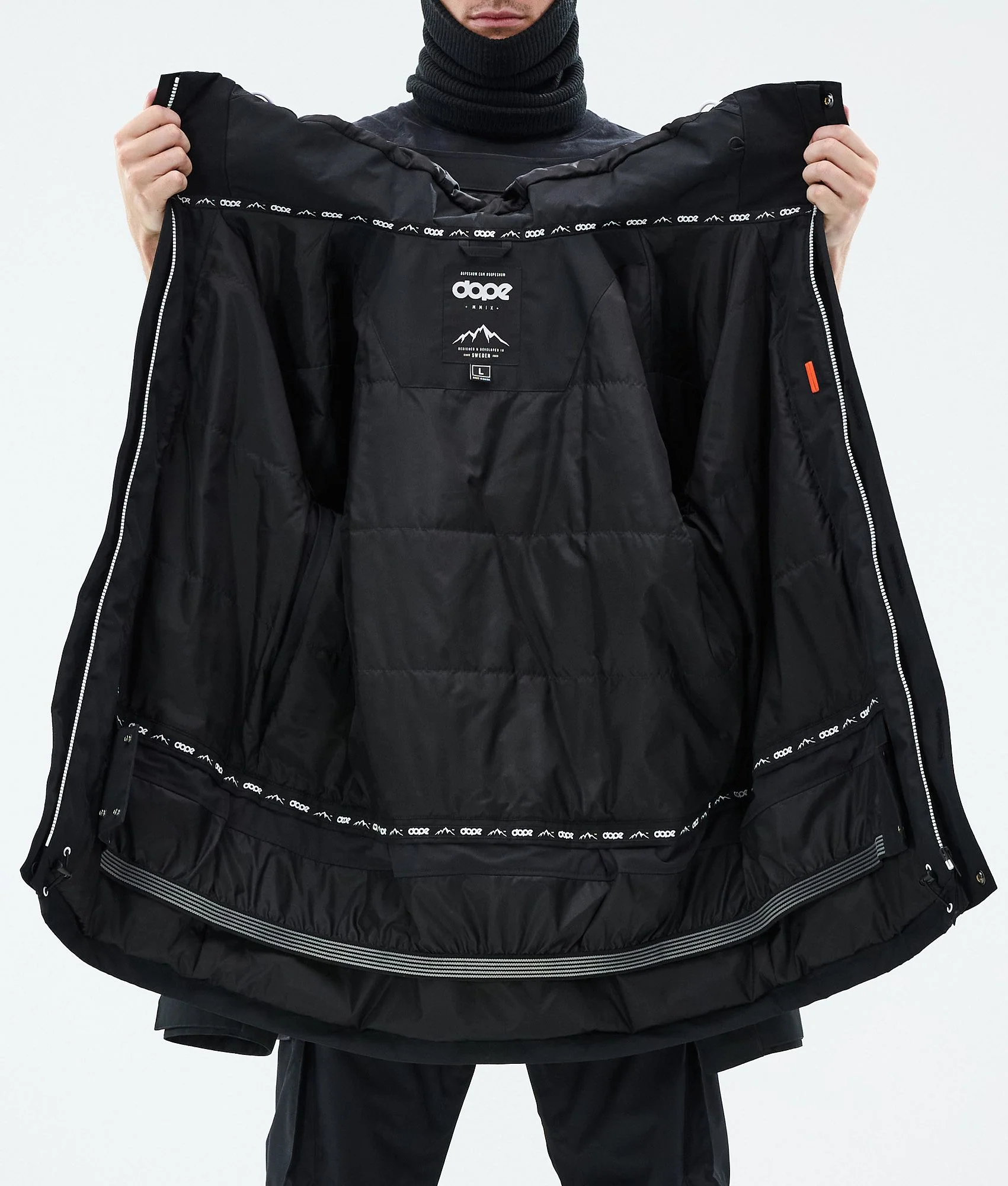 Snowboard Jacket Men Black