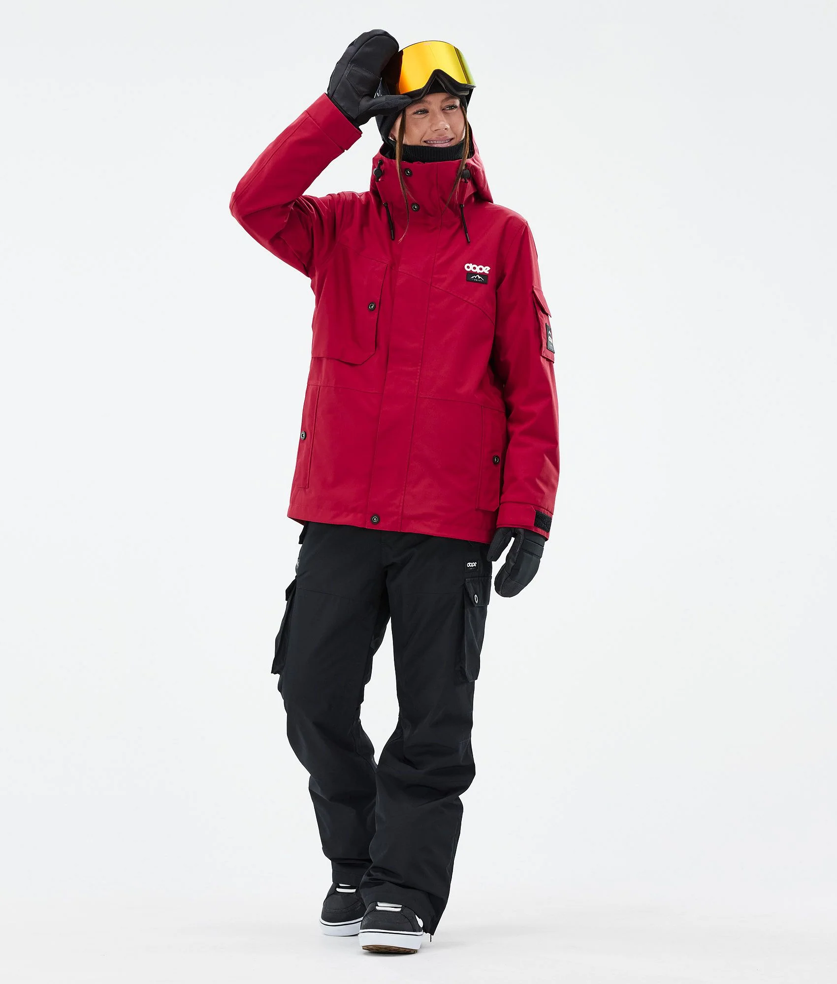 Snowboard Jacket Women Deep Red
