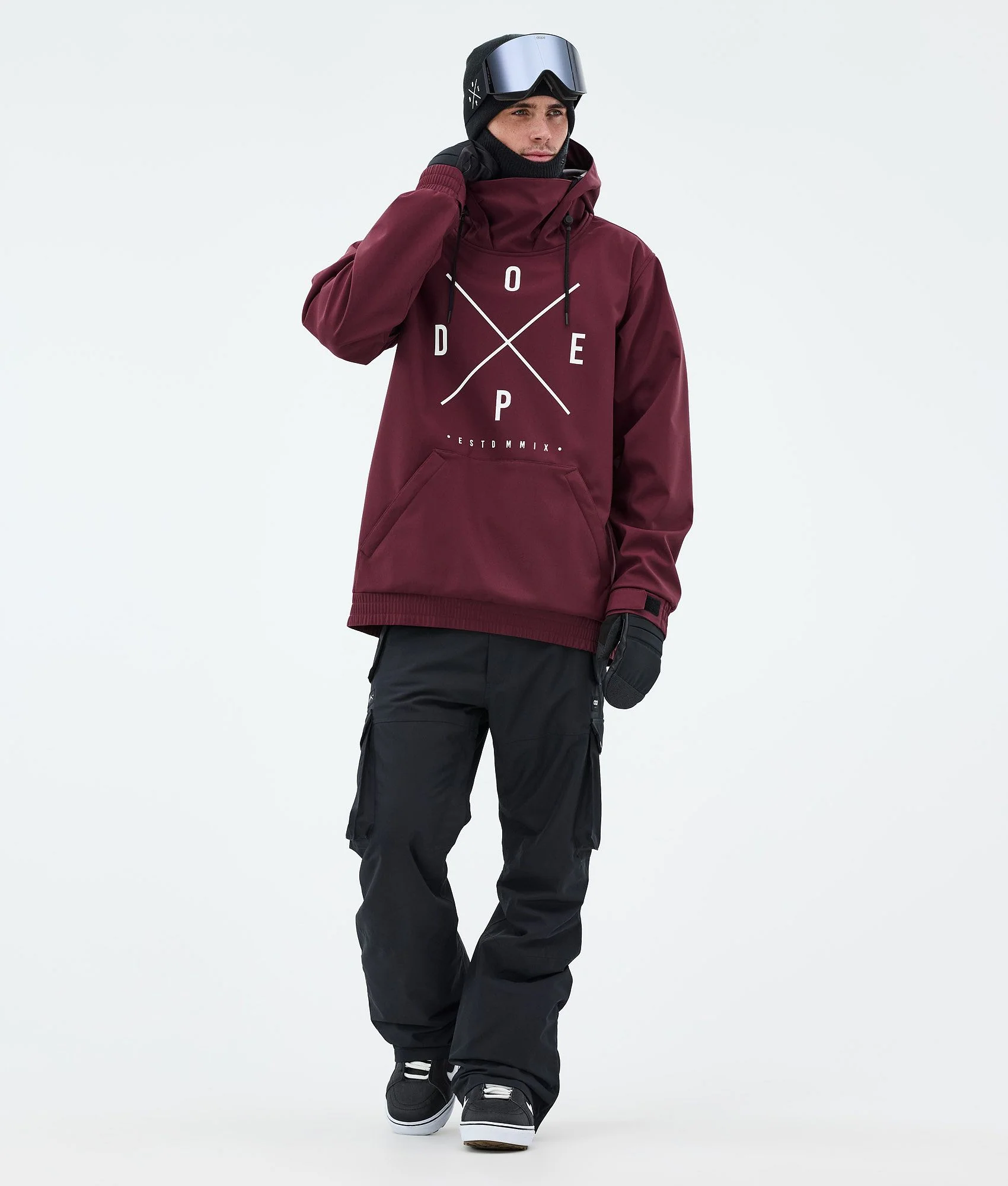 Snowboard Jacket Men 2X-Up Burgundy