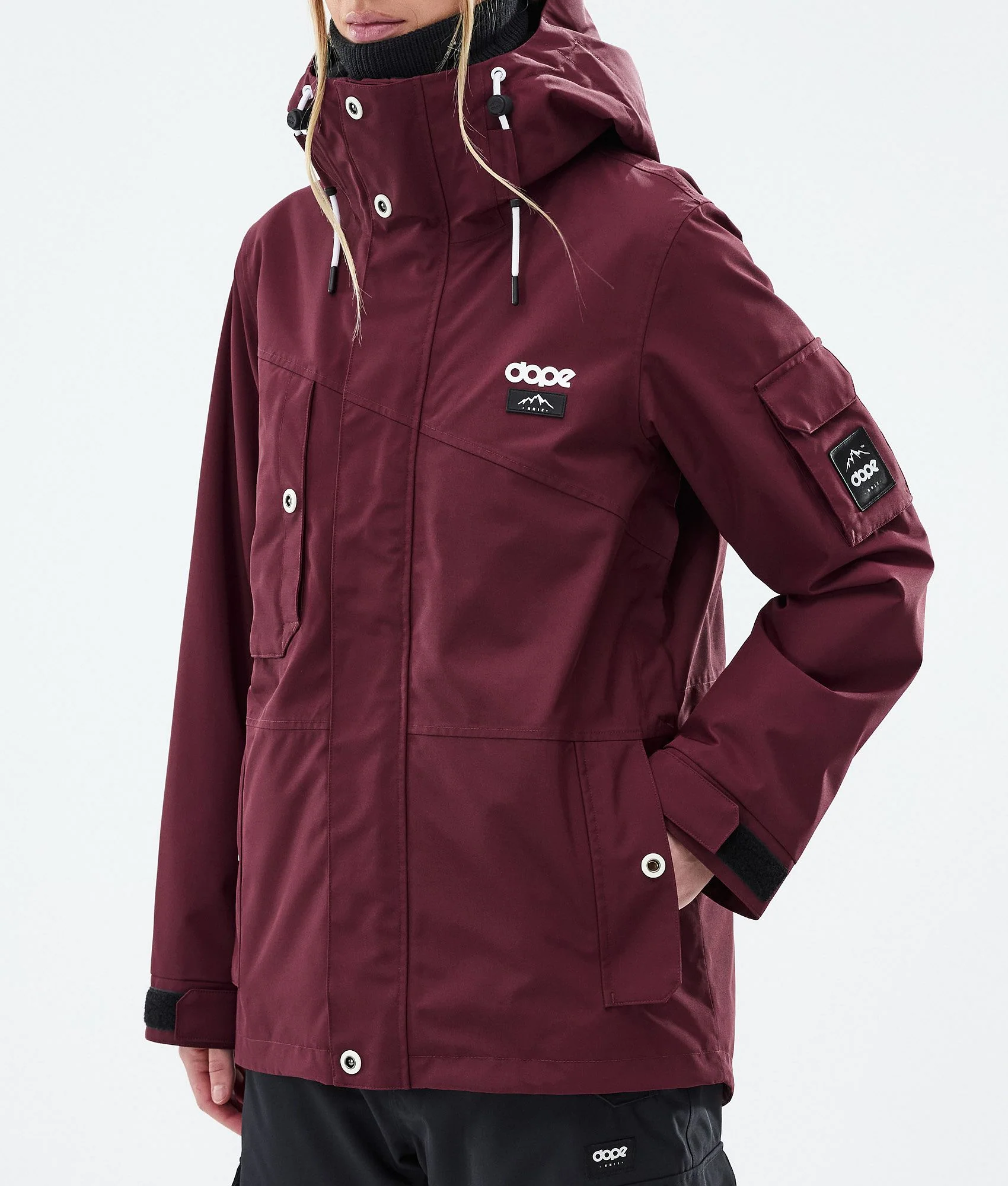 Snowboard Jacket Women Burgundy