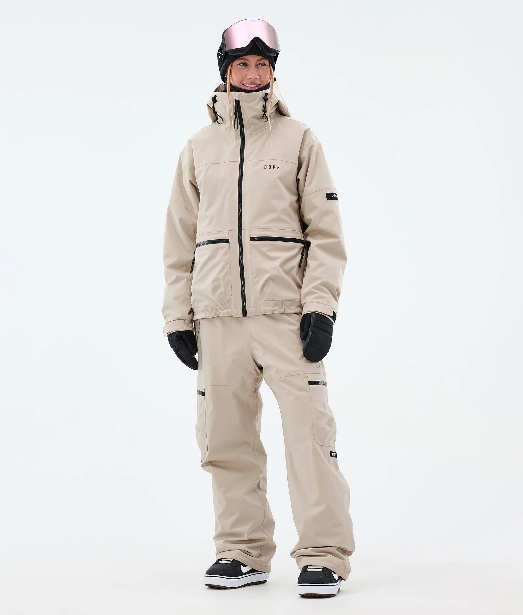 Snowboard Jacket Women Sand