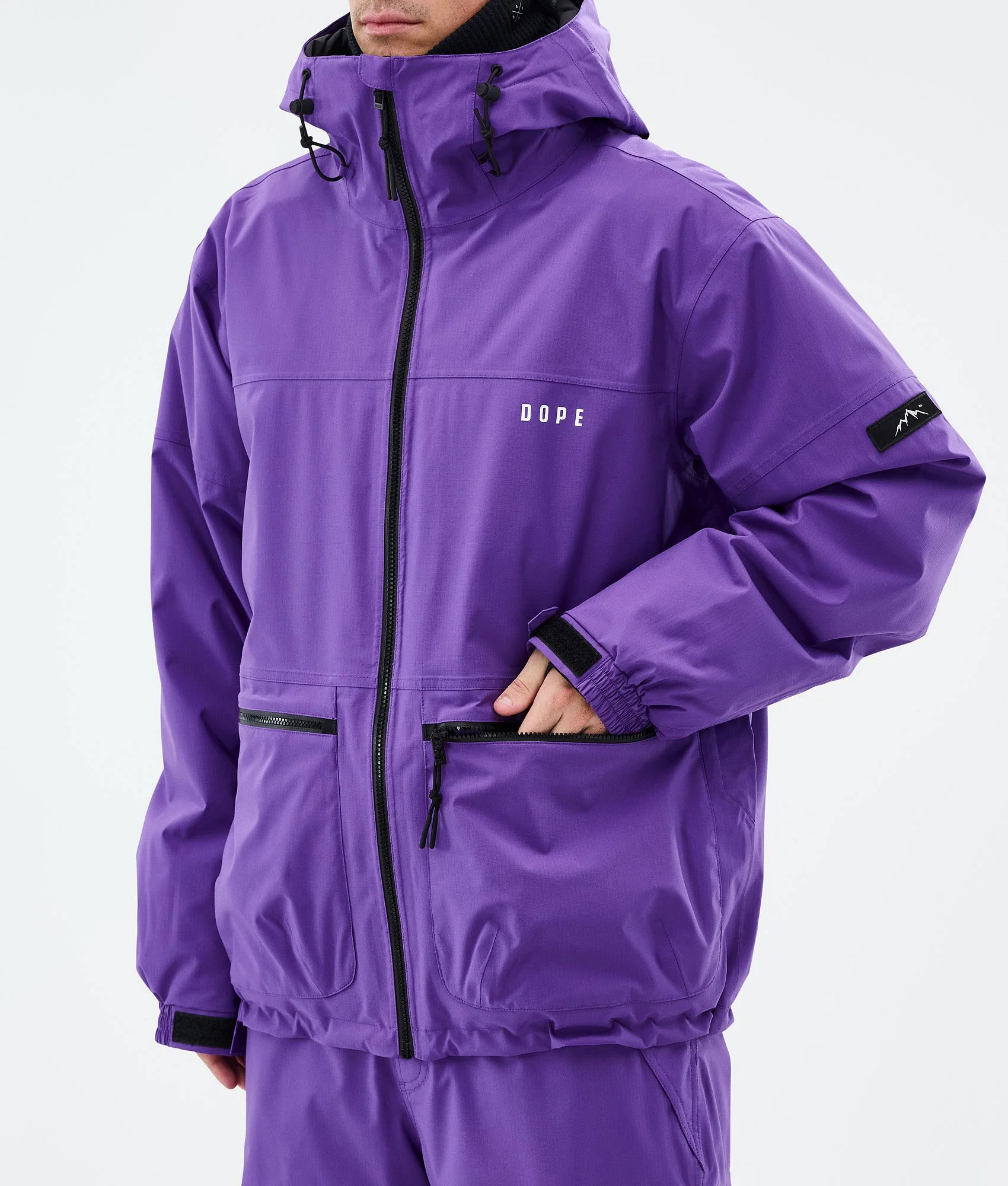 Snowboard Jacket Men Vivid Purple