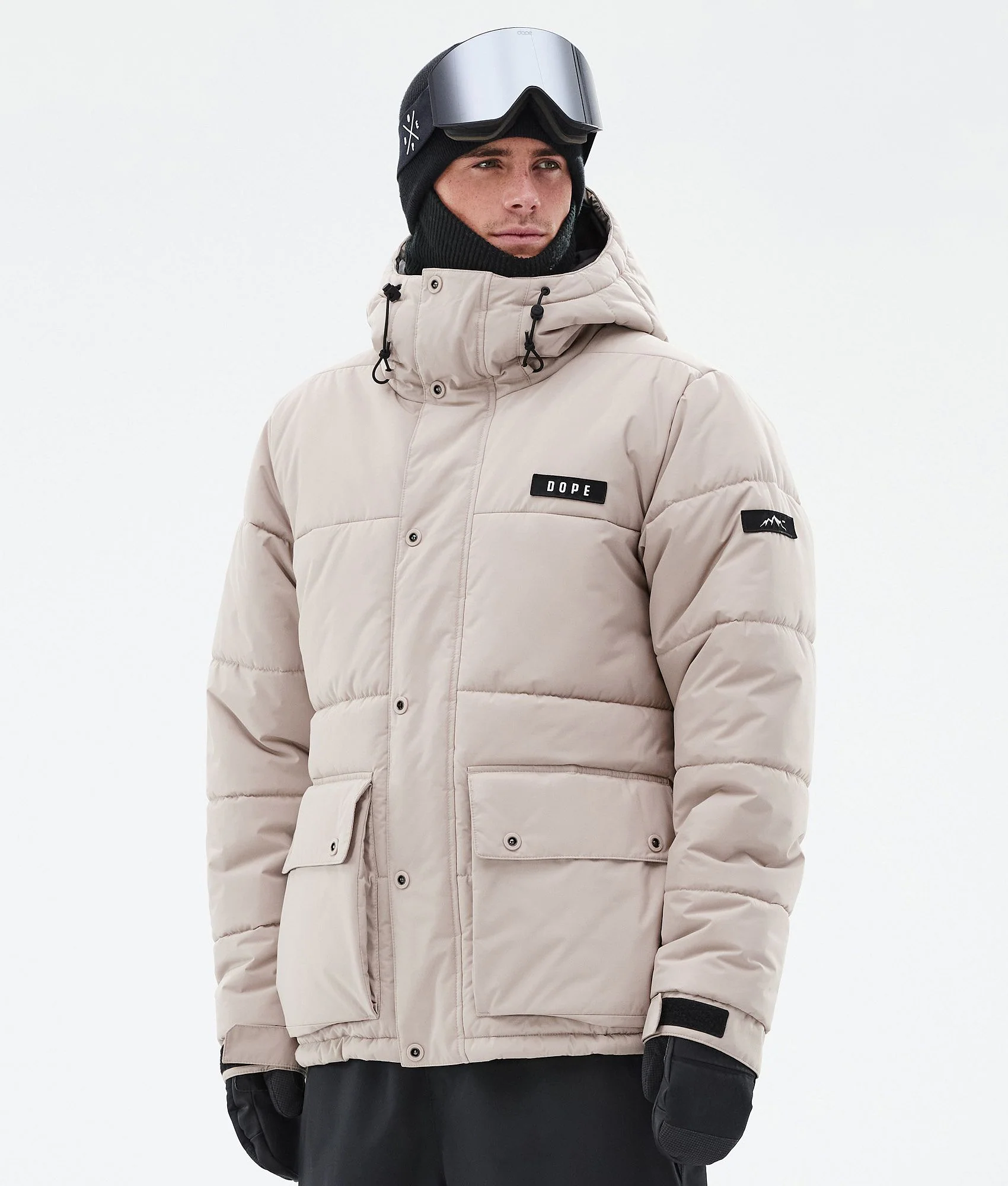 Snowboard Jacket Men Sand