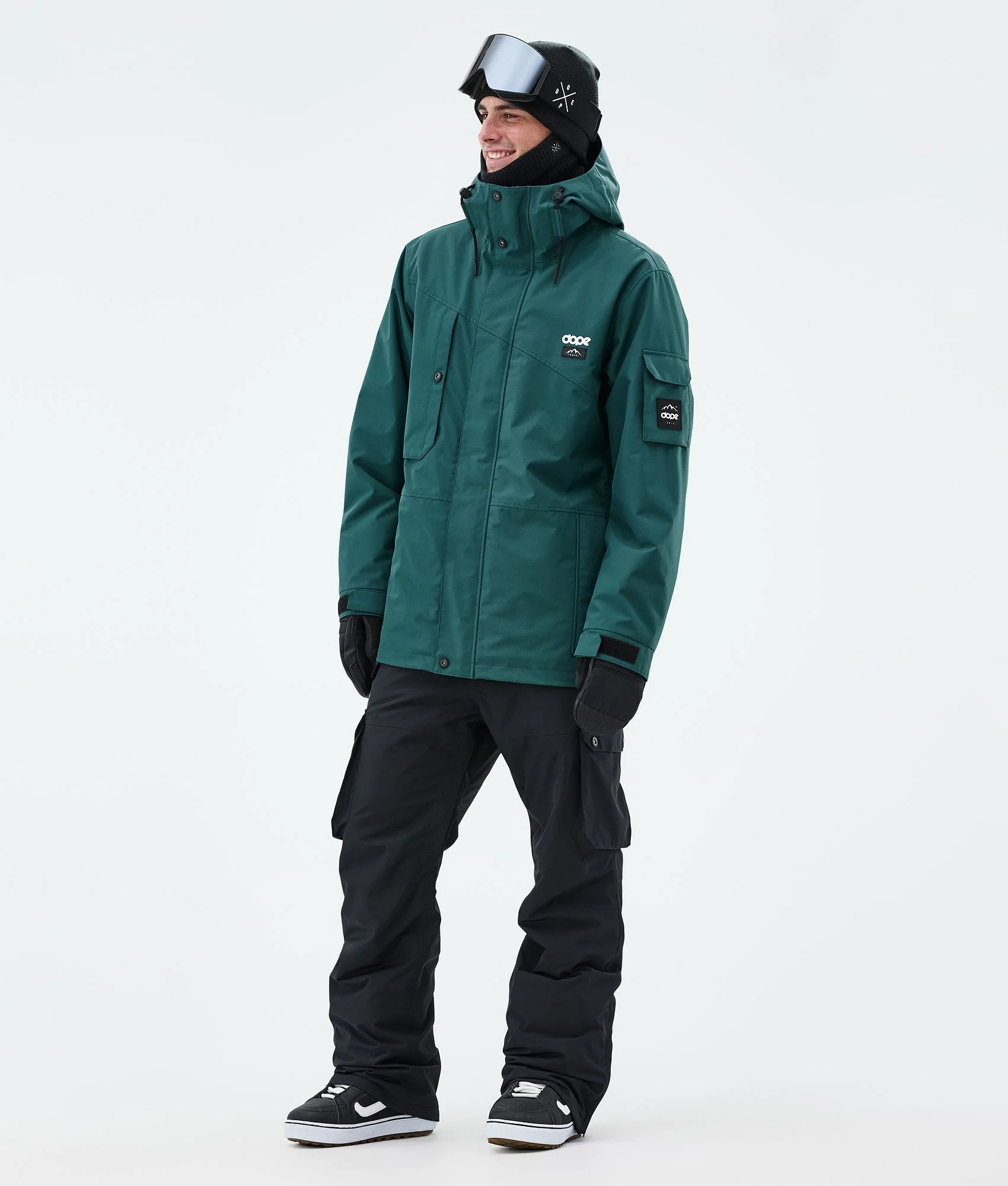 Snowboard Jacket Men Bottle Green
