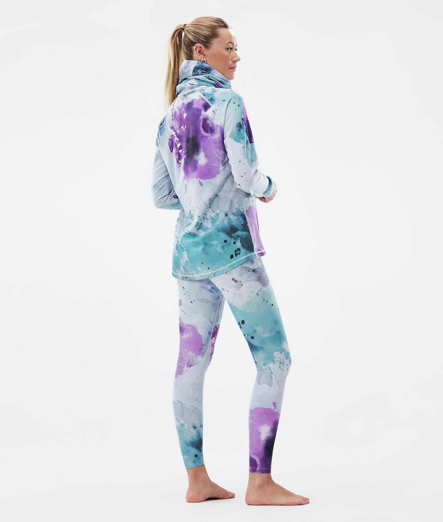 Base Layer Top Women 2X-Up Spray Green Grape