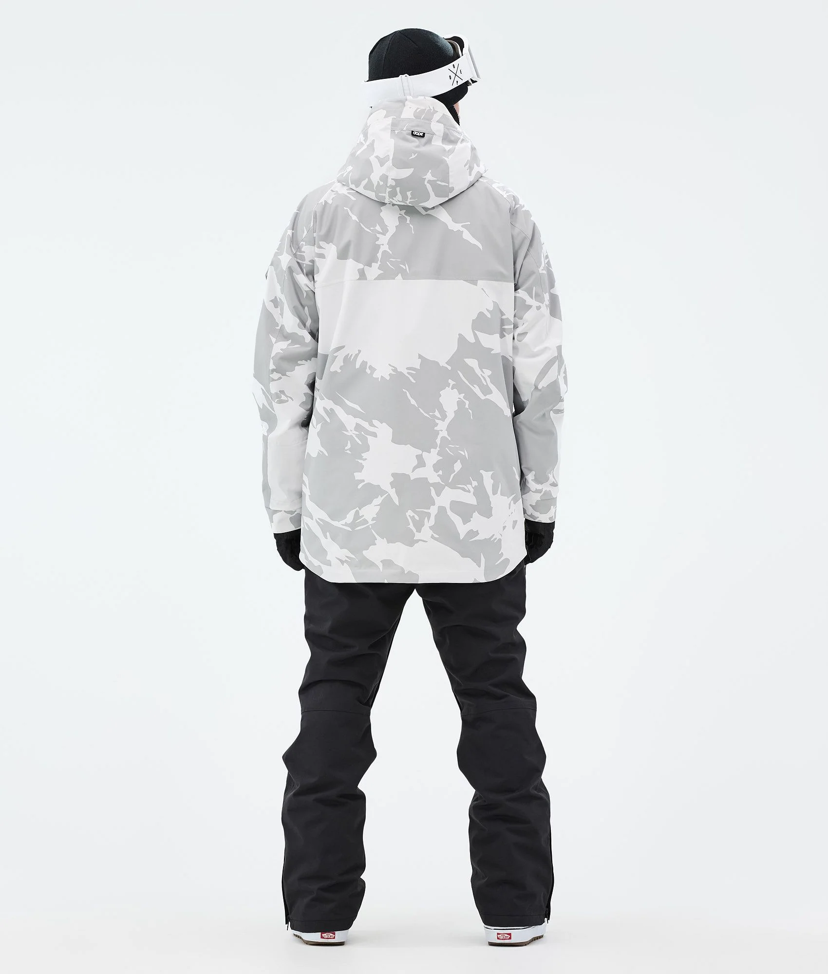 Snowboard Jacket Men Grey Camo