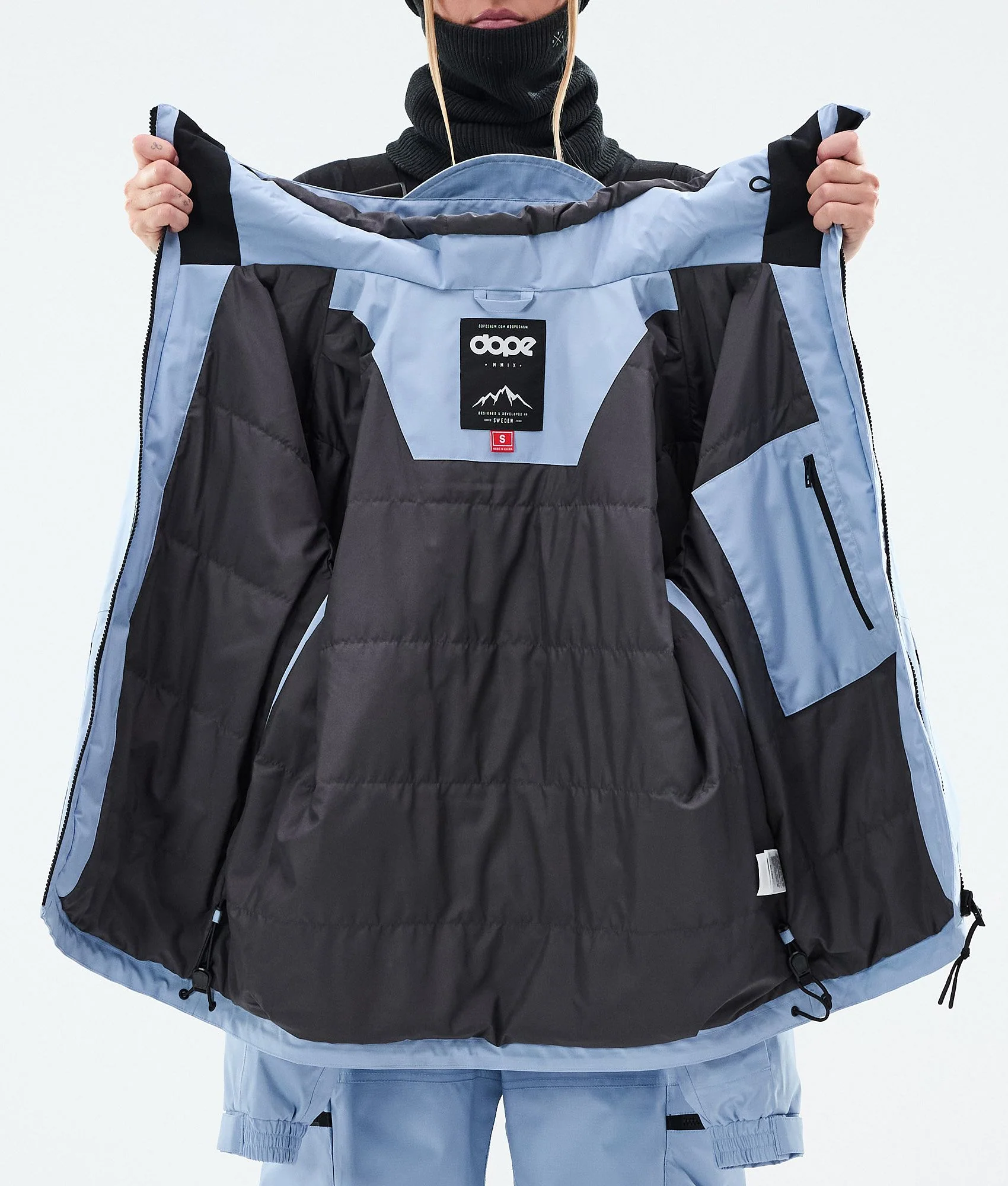 Snowboard Jacket Women Light Blue