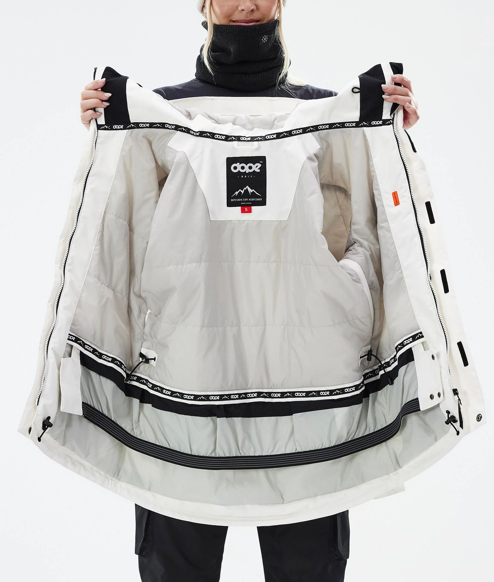 Snowboard Jacket Women Old White