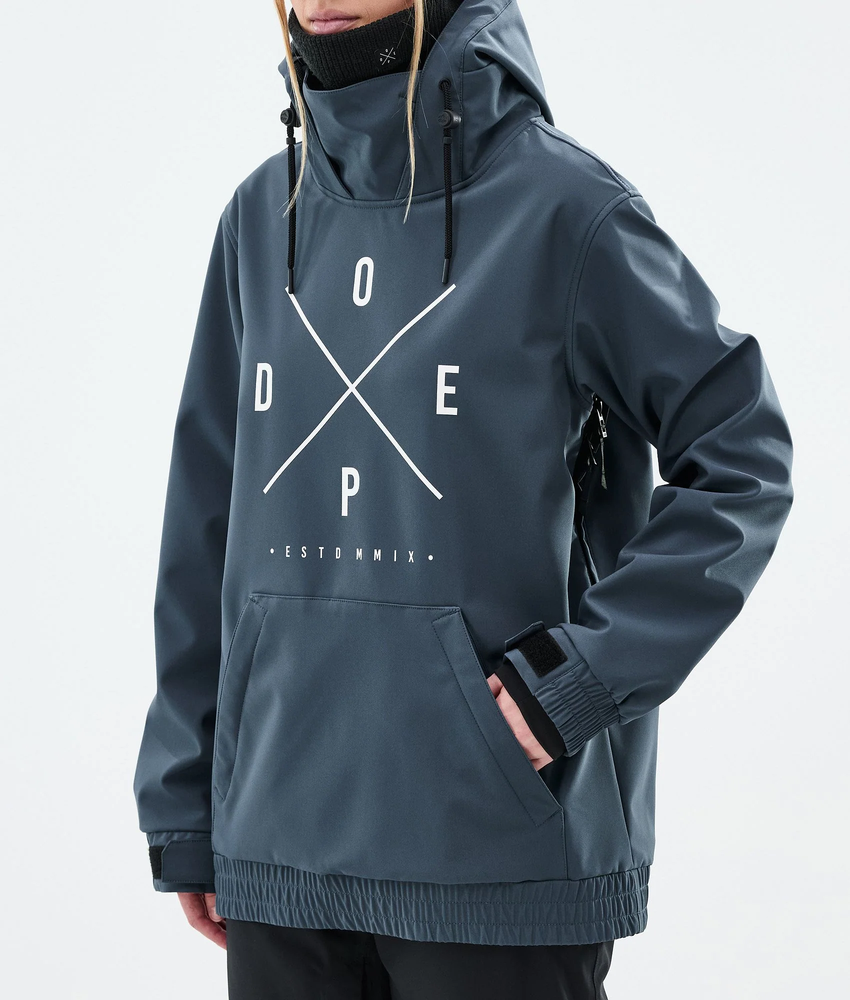 Snowboard Jacket Women 2X-Up Metal Blue